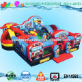 new rescue heroes firemen bounce slide combo playsace,inflatable kids obstacle course for sale,inflatable fun city for kids